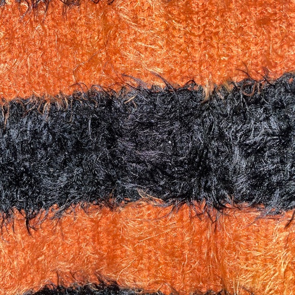 Fuzzy Stripped Sweater - Picture 2 of 3